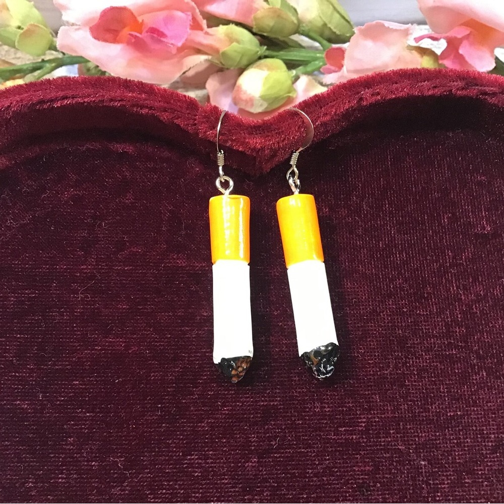 Cigarettes Earrings
